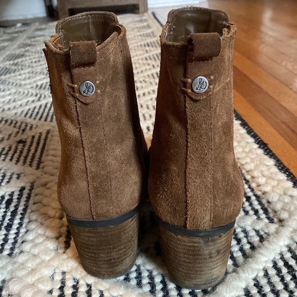 Women’s Sam Edelman brown suede ankle boots - Picture 5 of 5